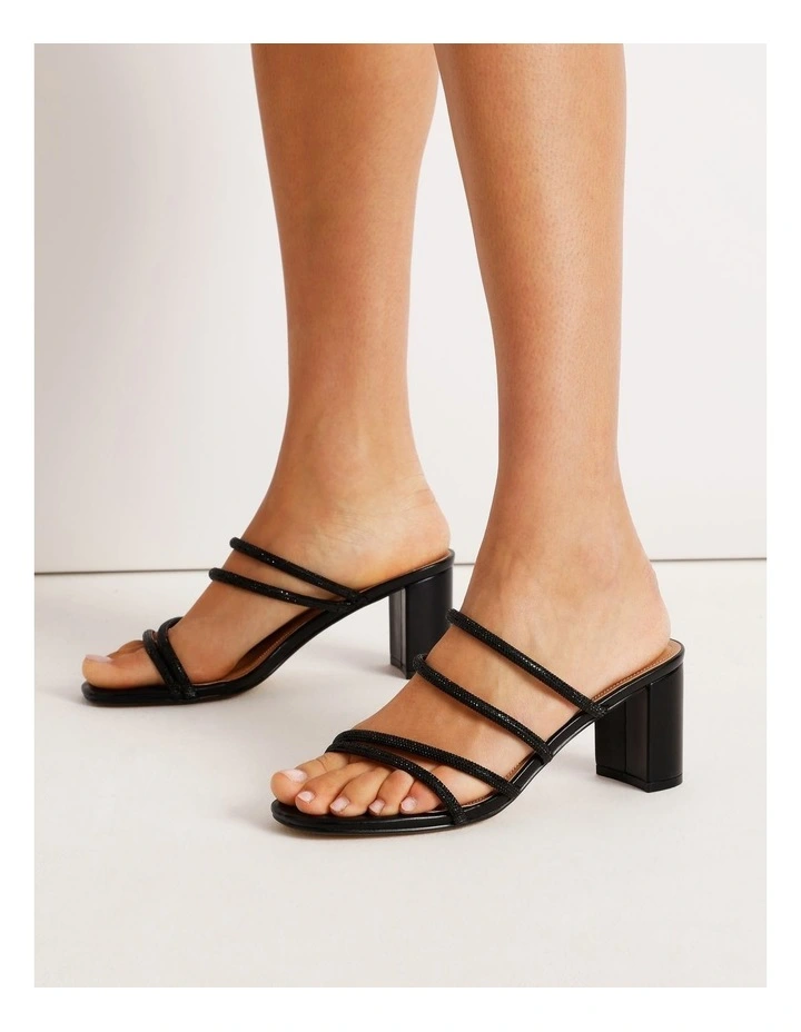 Serenity Sandal in Black image 2