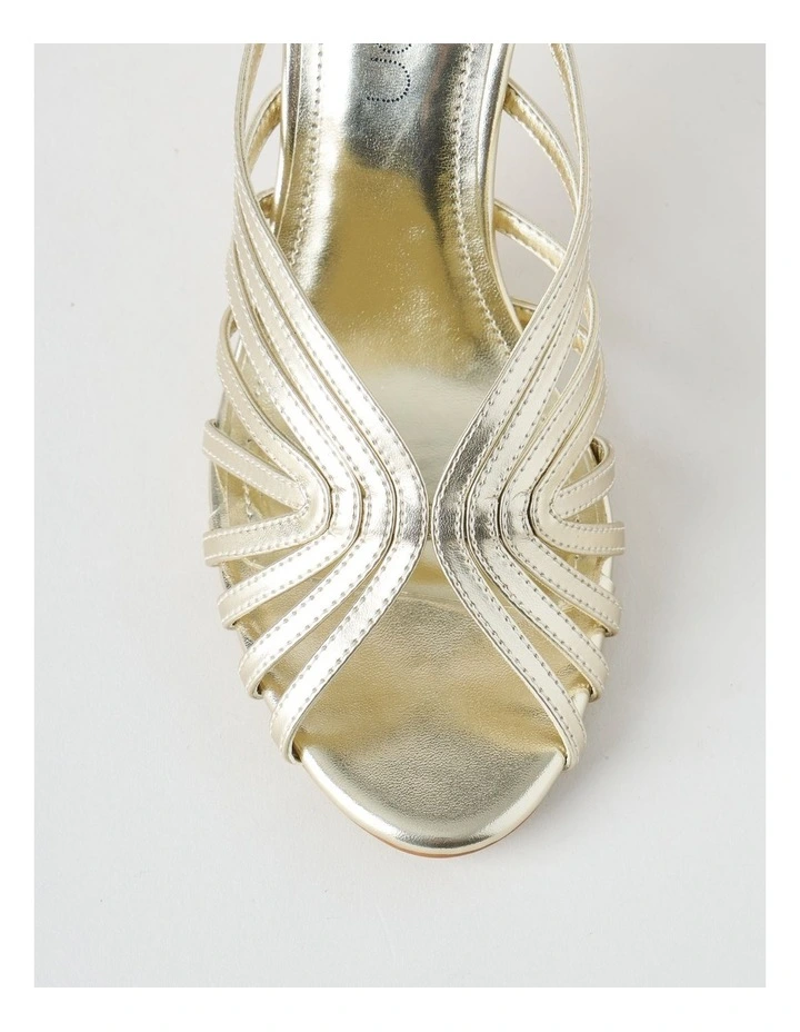 Harriet Sandal in Gold image 5