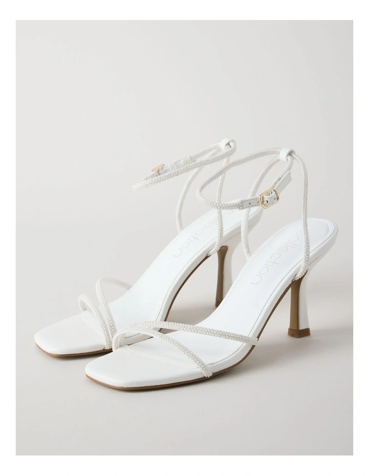 Caitlyn Sandal in White image 3