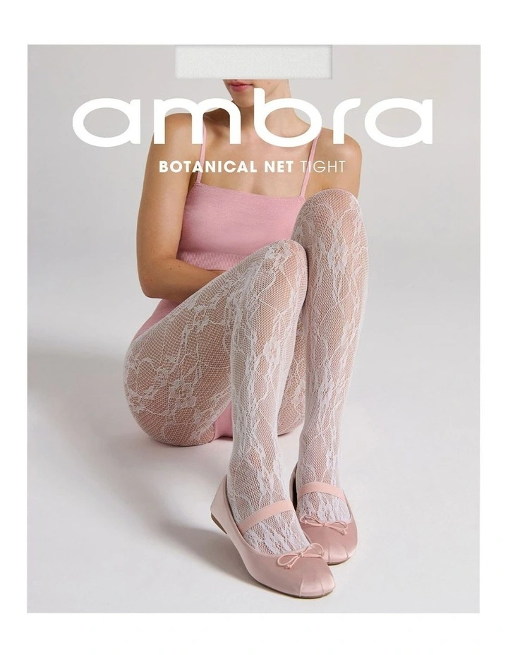 Botanical Net Tight in White image 1