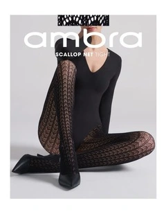 Scallop Net Tight in Black