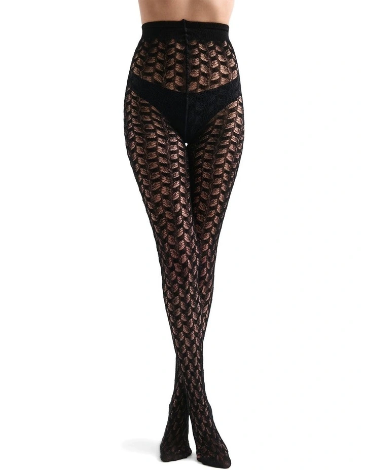 Noemi Winter Weave Tight in Nero image 2