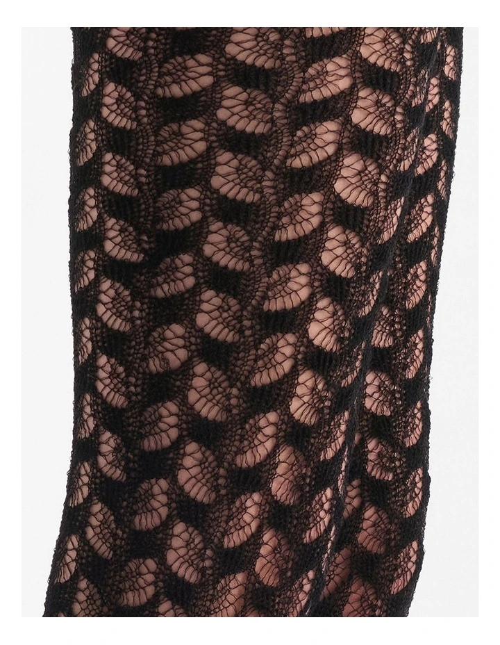 Noemi Winter Weave Tight in Nero image 5