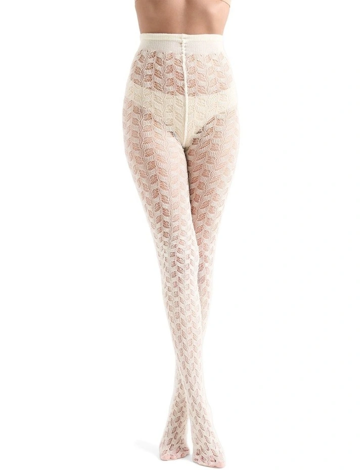 Noemi Winter Weave Tight in Creme image 2