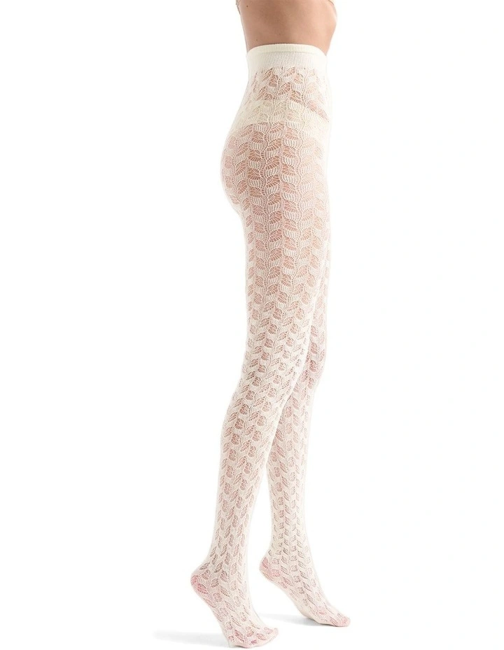 Noemi Winter Weave Tight in Creme image 4