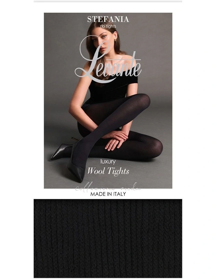 Stefania Rib Tight in Nero image 1