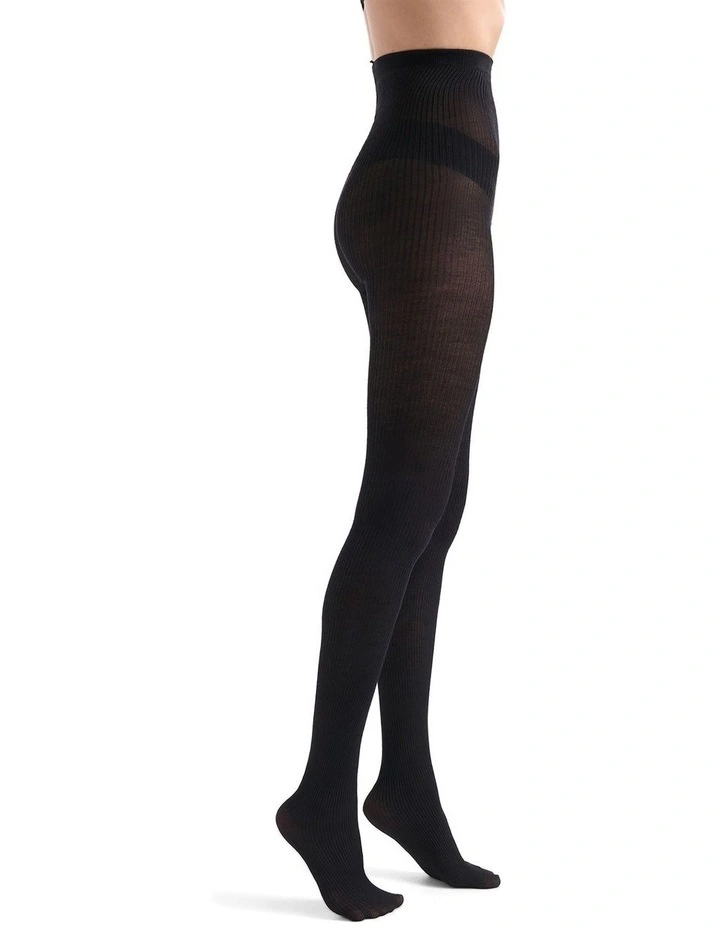 Stefania Rib Tight in Nero image 4