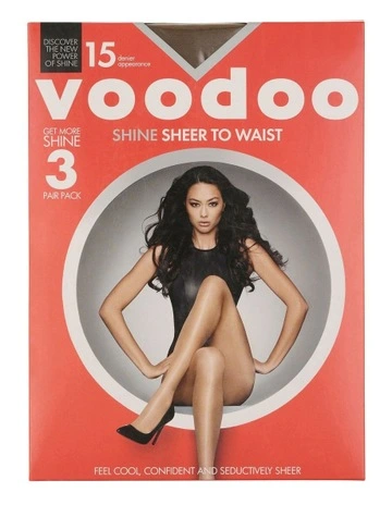 Shine STW Tights 3 Pack in Brown