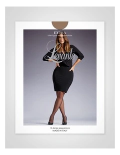 Extra Fuller Figure Sheer Pantyhose in Suede