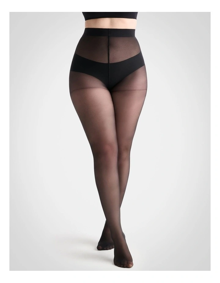 Extra Medium Support Pantyhose in Nero image 2