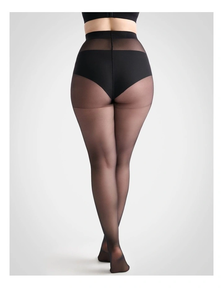 Extra Medium Support Pantyhose in Nero image 3