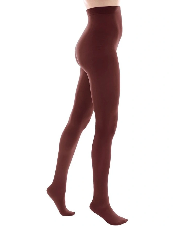 50D Suede Matte Tight in Red image 2