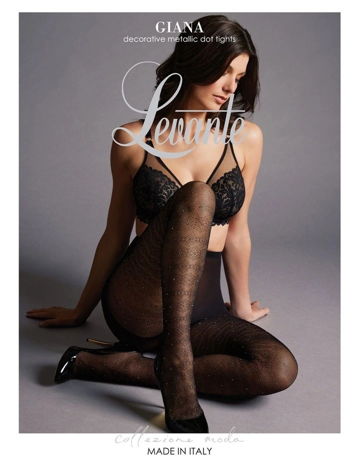 Giana Semi Sheer Tight in Black image 1