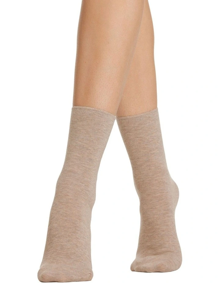 Comfort Top Sock in Nutmeg image 3