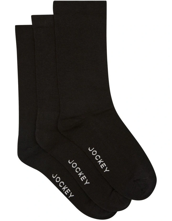 Circulation Crew Socks 2 Pack in Black image 2