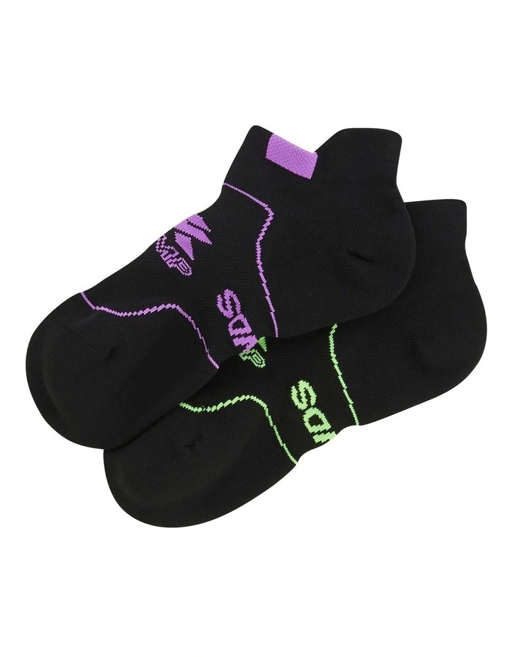 Womens X-Temp Sport Low Cut Socks 2 Pack in Pack 69 image 2