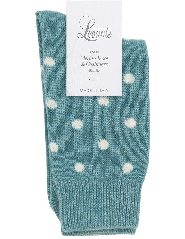 llaria Spot Crew Sock in Seaglass image 2