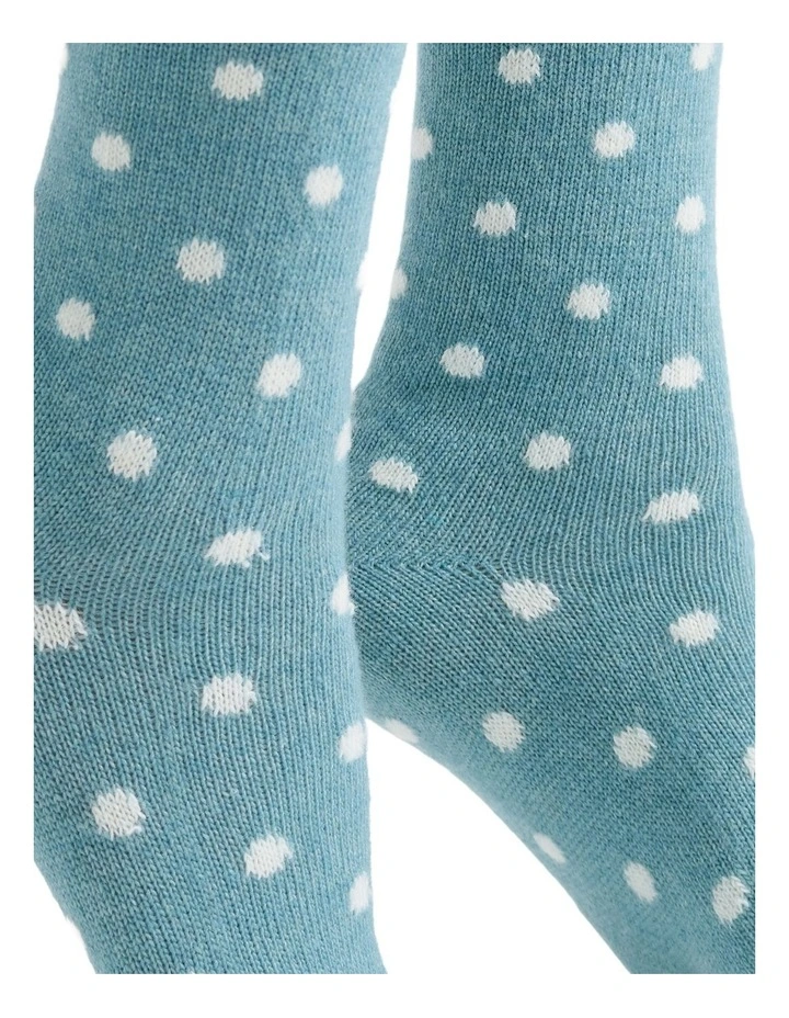 llaria Spot Crew Sock in Seaglass image 5