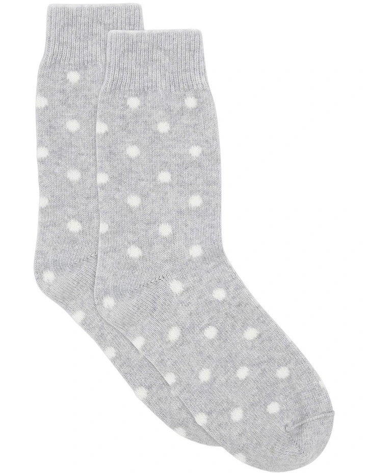llaria Spot Crew Sock in Cloud image 1