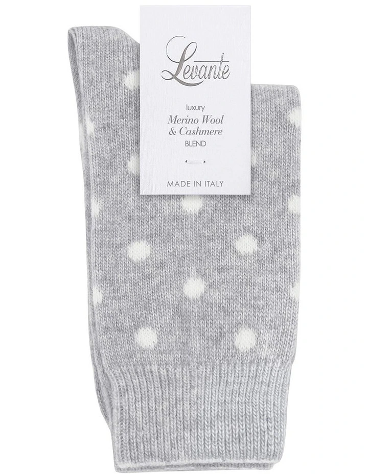 llaria Spot Crew Sock in Cloud image 2