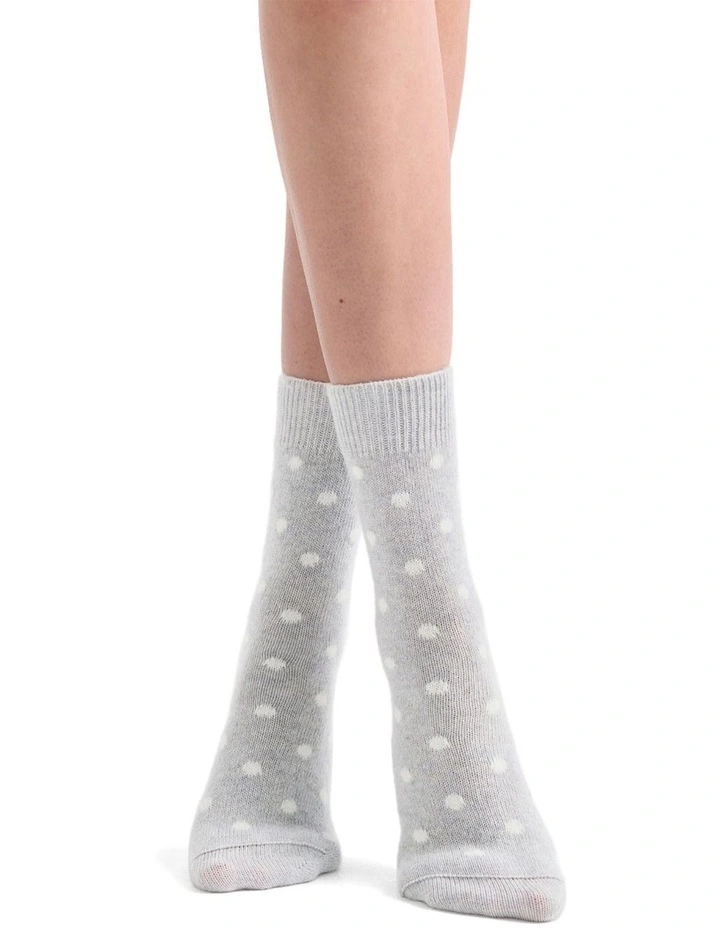 llaria Spot Crew Sock in Cloud image 3