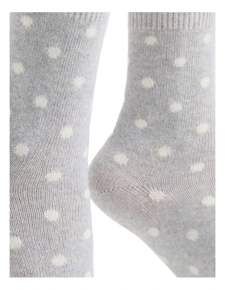 llaria Spot Crew Sock in Cloud image 5