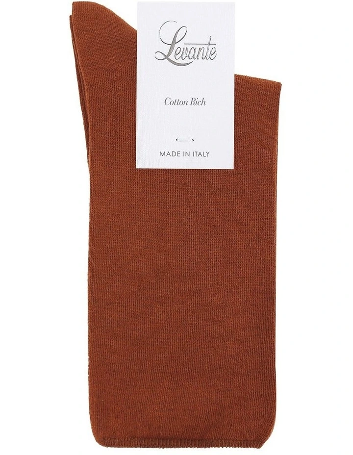 Comfort Top Sock in Sienna image 2