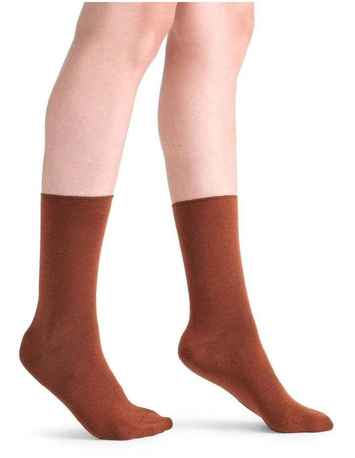 Comfort Top Sock in Sienna image 4
