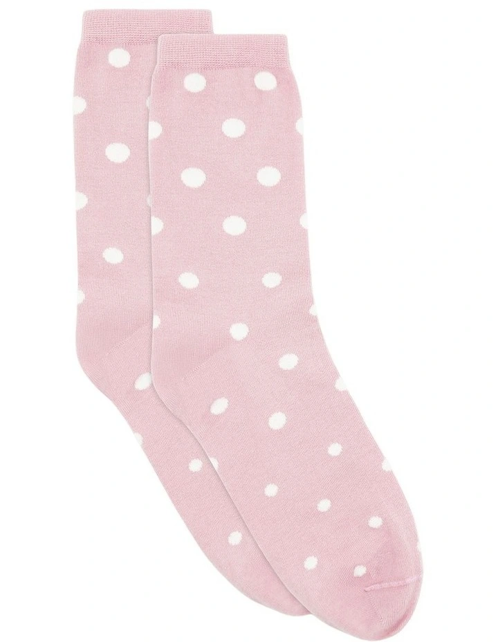Gigi Spot Crew Sock in Tulle image 1