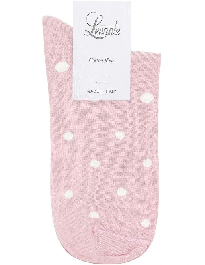 Gigi Spot Crew Sock in Tulle image 2