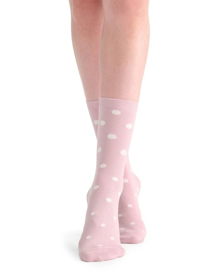 Gigi Spot Crew Sock in Tulle image 3