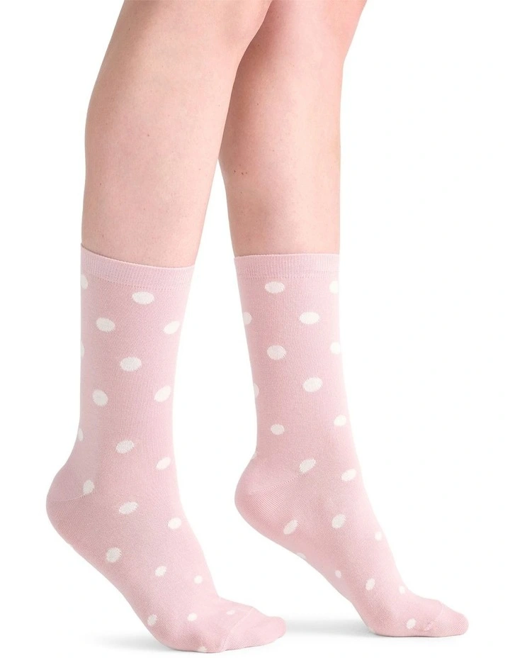Gigi Spot Crew Sock in Tulle image 4
