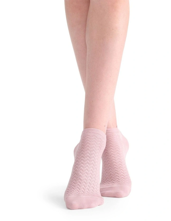 Levante Sienna Low Cut Sock 2 Pack in Tulle and Mist image 3