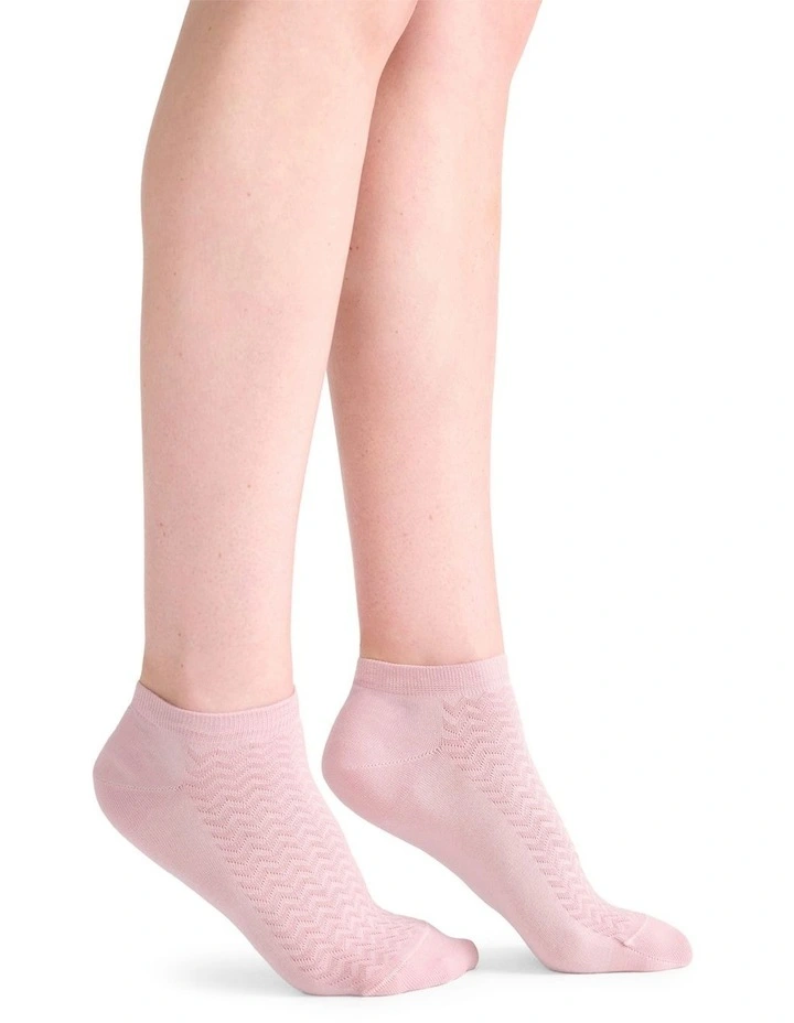 Levante Sienna Low Cut Sock 2 Pack in Tulle and Mist image 4