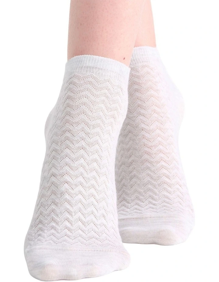 Levante Sienna Low Cut Sock 2 Pack in Tulle and Mist image 7