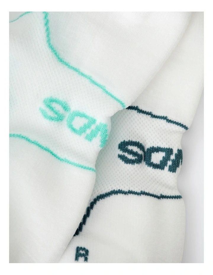 Womens X-Temp Sport Low Cut Socks 2 Pack in Pack 70 image 3