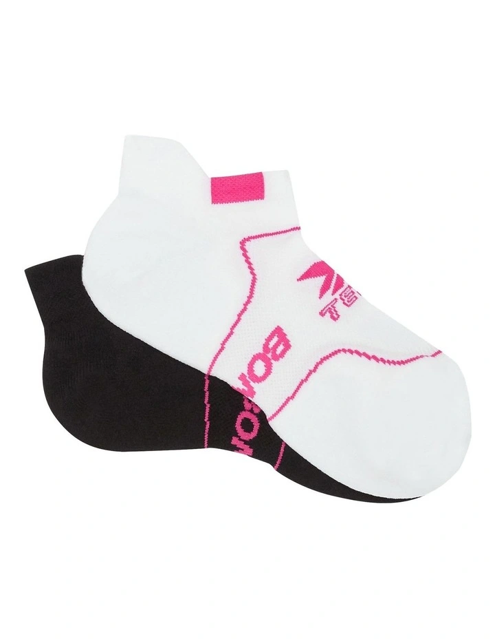X-Temp Sport Low Cut Socks 2 Pack in Multi image 1