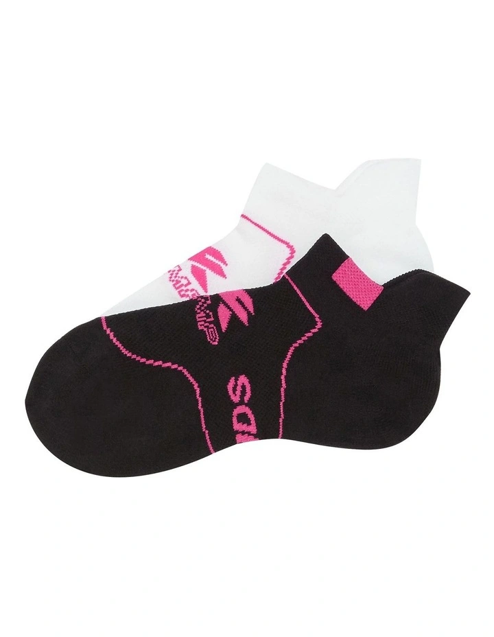 X-Temp Sport Low Cut Socks 2 Pack in Multi image 2