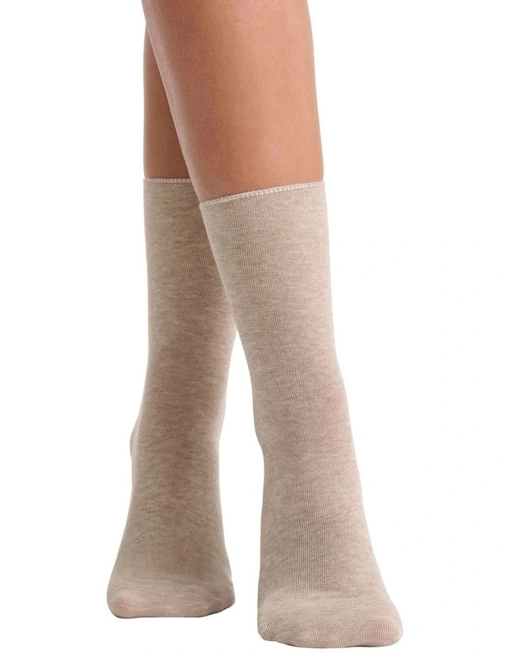 Comfort Top Sock in Oatmeal image 3