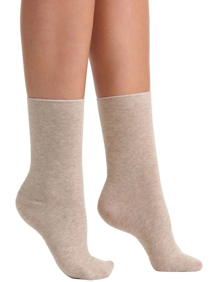 Comfort Top Sock in Oatmeal image 4