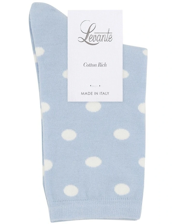 Gigi Spot Crew Sock in Capri image 2
