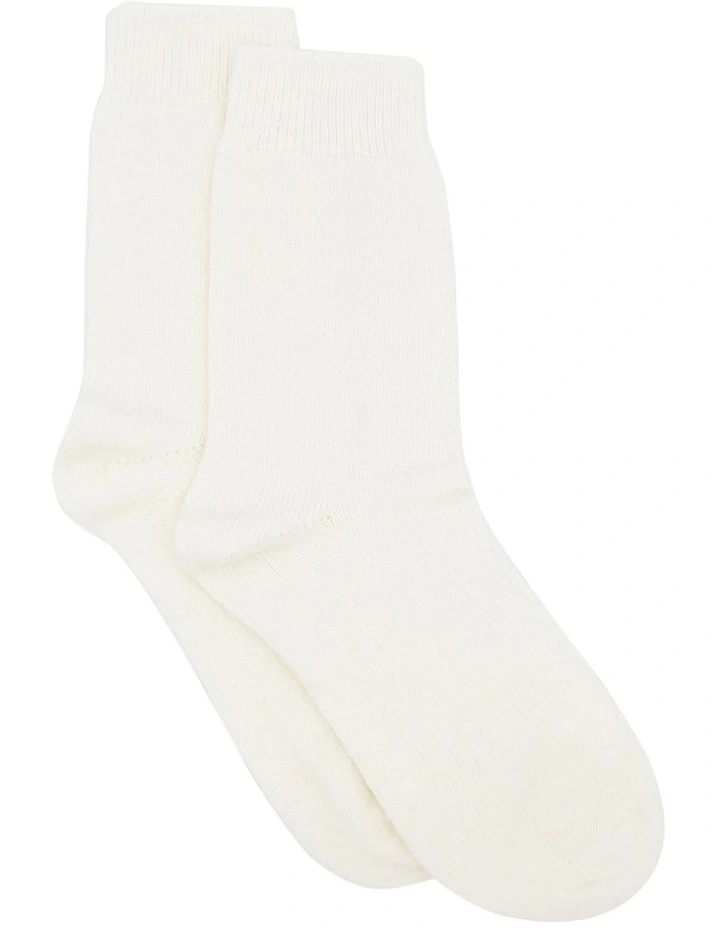 Pina Crew Sock in Cream image 1