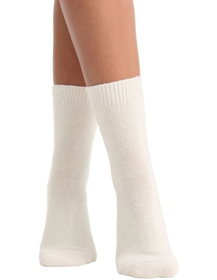 Pina Crew Sock in Cream image 3