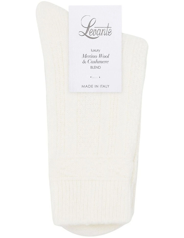 Camella Crew Sock in Cream image 2