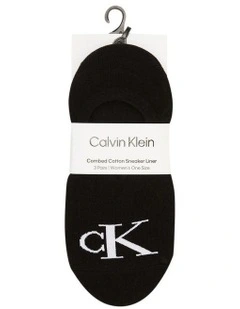 Monogram Liner 3 Pack in Black