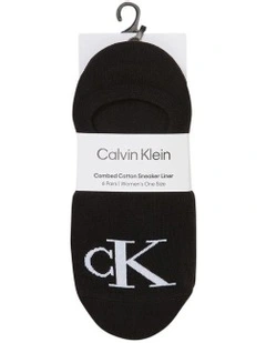 Monogram Liner 6 Pack in Black