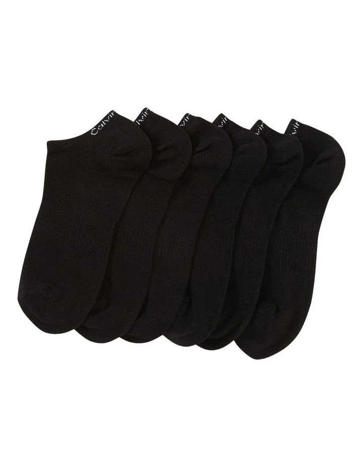 Calvin Klein Women's Logo Liner 6pk Black image 2