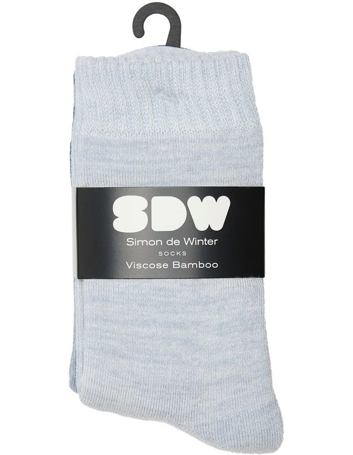 Full Terry Boot Socks 3 Pack in Multi image 2