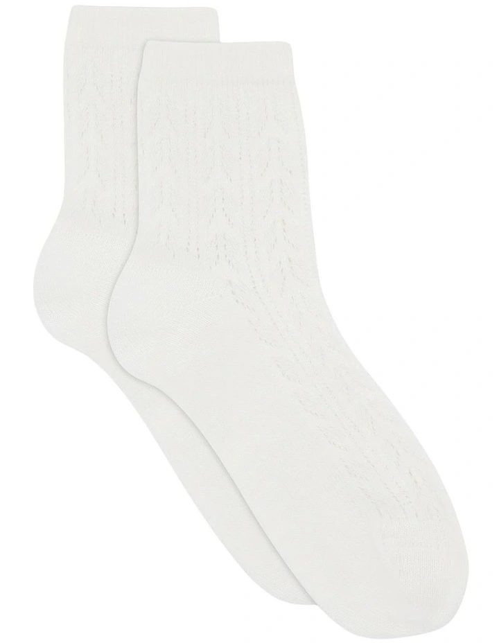 Mia Pointelle in Cream image 1