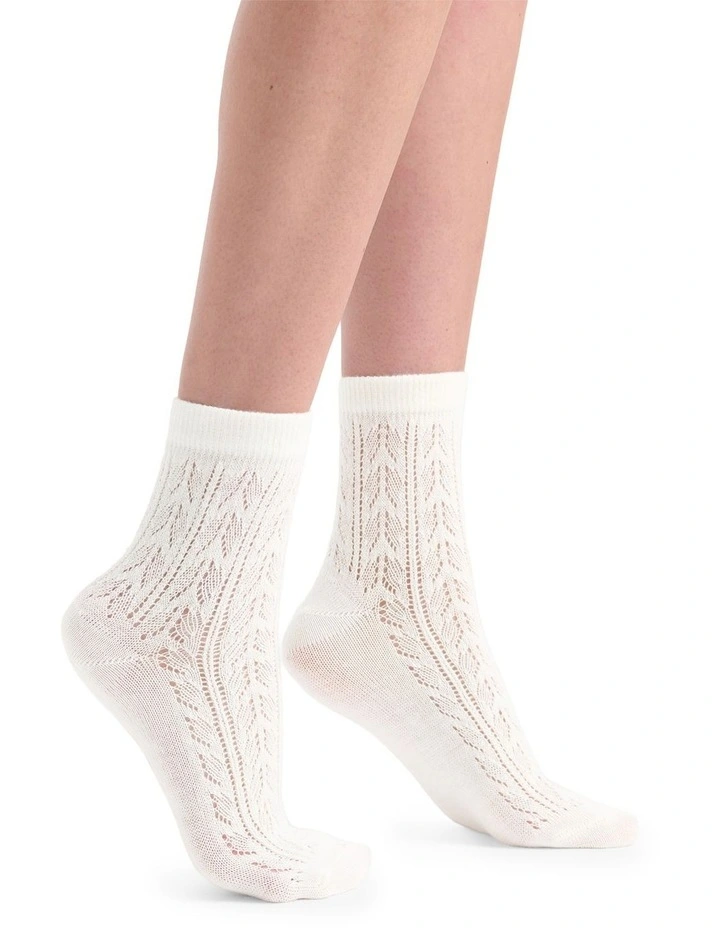 Mia Pointelle in Cream image 4